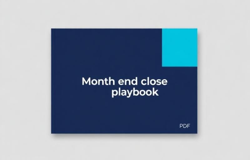 Month-end close playbook